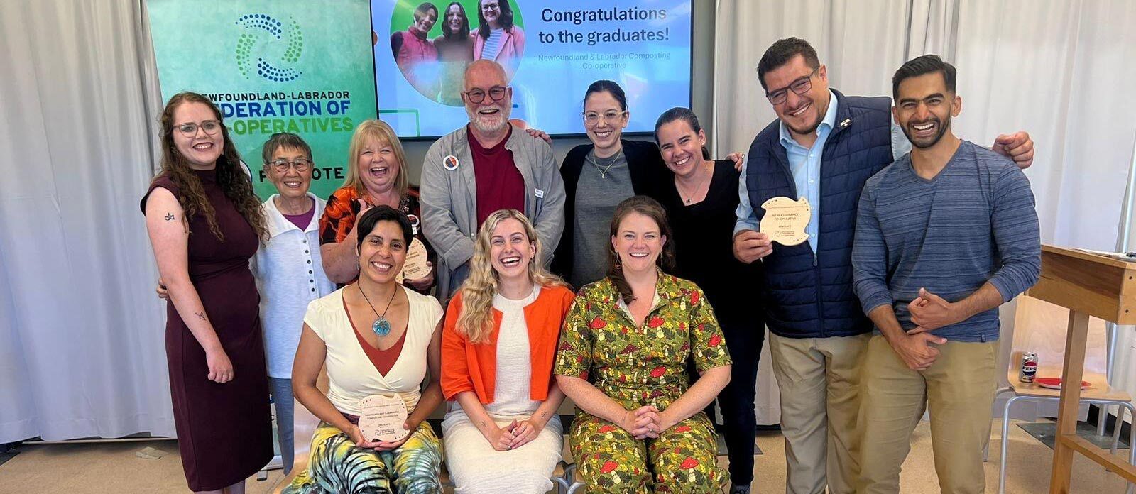 Co-op incubator graduation photo